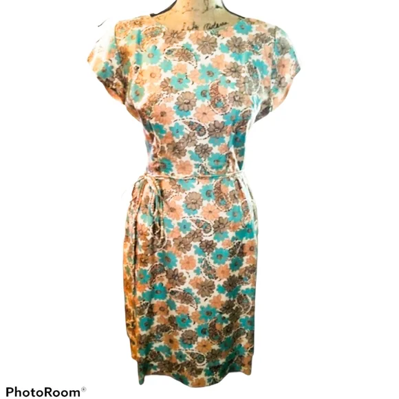 One of a kind Mid late 50's vintage Madmen dress - Picture 2 of 12